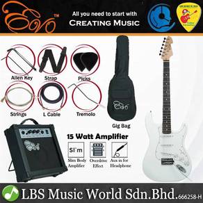 Evo X-1-SB Stratocaster Electric Guitar Linden WH