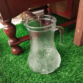 Vintage Crystall Glass Jug Antique Collection Home