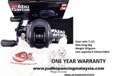 ABU GARCIA PRO MAX 4 BAITCASTING REEL，KIRI LEFT