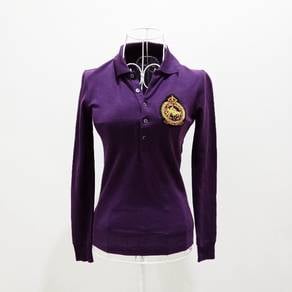 Ralph Lauren Winner Cup Women Long Sleeve Purple