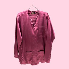 Baju Melayu Teluk Belanga Kiswah Burgundy (Used)