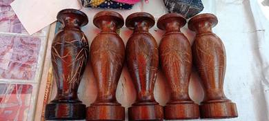 kayu wood diy decor 4pcs