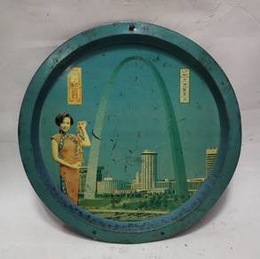 Vintage advertising Metal tray
