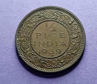 India 1/2 Pice 1939