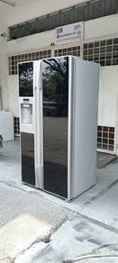 Hitachi 2 side by side doors fridge peti ais ice m