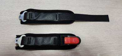 Helmet belt clip buckle strap