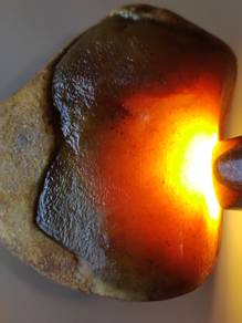 Ice Red Natural Jadeite Jade Rough Stone - Type A