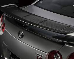 R35 GTR GTR35 Carbon Fiber Wald Spoiler