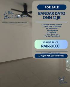 2-storey Terraced House For Sale in Johor Bahru,JHR