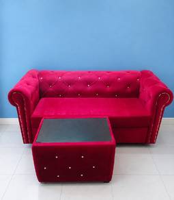 Sofa 3 seater + meja kopi