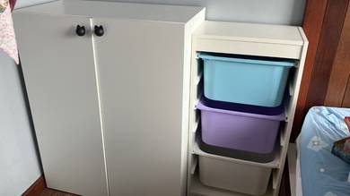 Ikea kids wardrobe and rack set