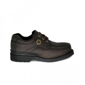 Safety Shoe Black Hammer Men Low Brown Lace BH4992