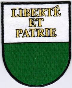Canton of Vaud Coat of Arms Switzerland Patch