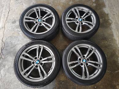Rim second 18 BMW F30 M sport ori siap tayar BMW