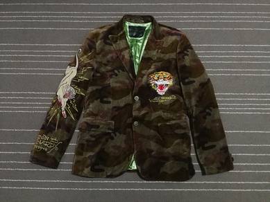 ed hardy by Christian audiger army blazer M
