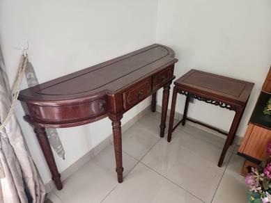 Two classic antique side tables for deco