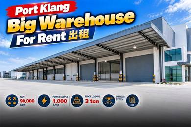 Warehouse / Factory For Rent in Port Klang,SGR