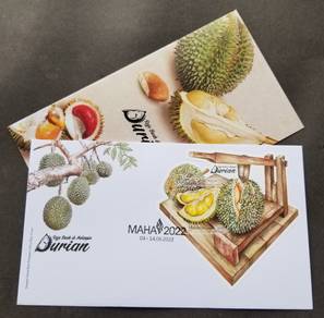 First Day Cover Overprint King Fruits Durian 2021