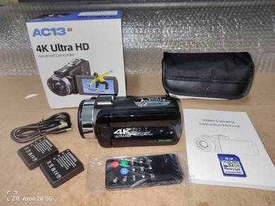 CAMPARK CAMWORLD 4K 48MP Video Camera Camcorder