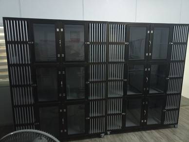 Sangkar Kucing Terpakai Aluminium + Acrylic Door