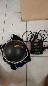 Daiwa electric fishing reel & bowling ball