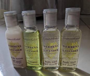 Crabtree & Evelyn toiletries lotion body wash sham