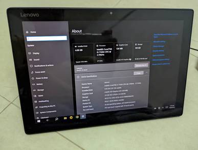 Lenovo Miix 520-12IKB Windows Tablet