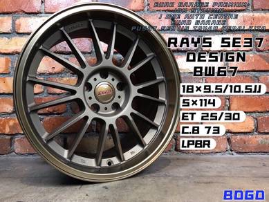 RAYS SE37 18INC 9.5 10.5JJ FOR triton quest lite
