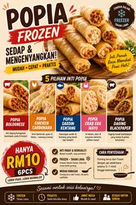 popia frozen pelbagai inti