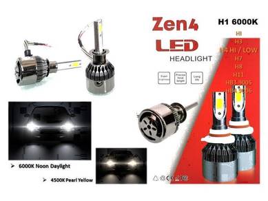 H1 6000k daylight zen4 36w/3800lm led headlight