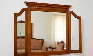 english Wood mirror
