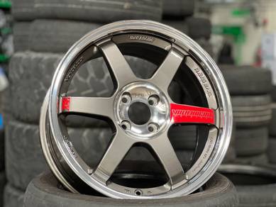 New 17 AOW TE37 Rim Myvi Almera Yaris Jazz Vios