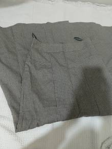 Preloved Office Wear Long Skirt Houndstooth Checke