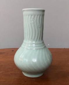 Green celadon vase