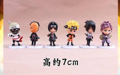 naruto 6in1 7cm action figure toys