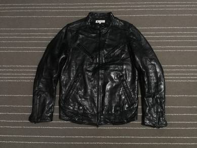 The Duffer Of St. GEORGE bike leather jacket M
