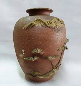 Art pottery vase jar Japanese Chinese Asian High r