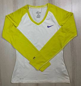 Nike Pro L/S Ladies White Raglan Compression #AL