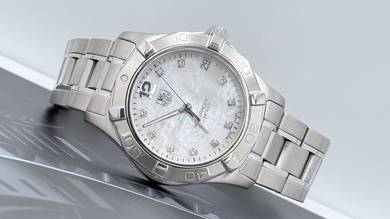Tag Heuer Aquaracer 32mm MOP Diamond Dial