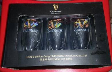 GUINNESS LIMITED EDITION DESIGN MINIATURE GLASSet