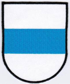 Canton of Zug Coat of Arms Switzerland Swiss Patch