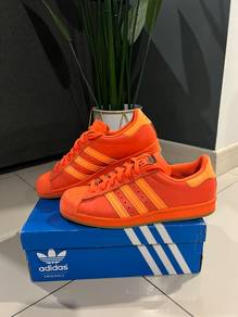 Adidas Orange Superstar Sneakers
