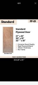 Plywood Door 33 6/8" x 81"