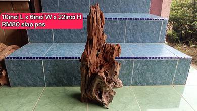 Driftwood  kayu aquarium 1piece besar boleh stand