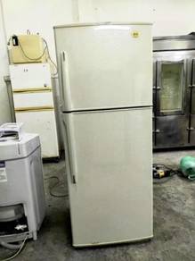 FREEZER Fridge 2 Pintu Refrigerator LG Peti Sejuk