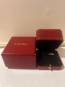 Cartier LOVE ring (1 diamond rose gold)
