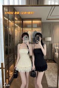 S7685C 套装（上衣+裙子）【Free Size】
