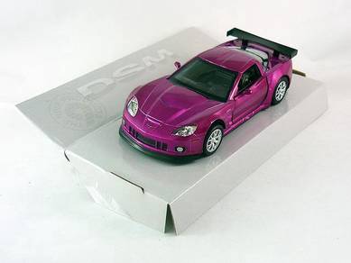 CHEVROLET CORVETTE C6-R (Shiny Metallic) model car