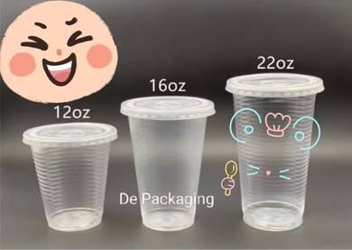 cup cawan pakai buang saiz 16oz(500ml)