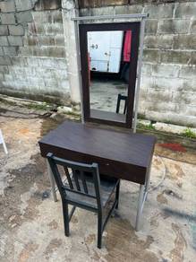 [Set] Dressing Table Meja Solek Drawer + Kerusi Ch